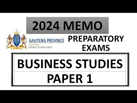 2024 MEMO BUSINESS STUDIES GRADE 12 PRELIM EXAMS GAUTENG PROVINCE [THUNDEREDUC]