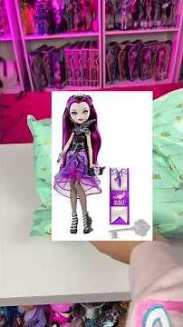 Unboxing Signature Raven Queen Ever After High doll 💜🐦‍⬛🖤 #everafterhigh #monsterhigh