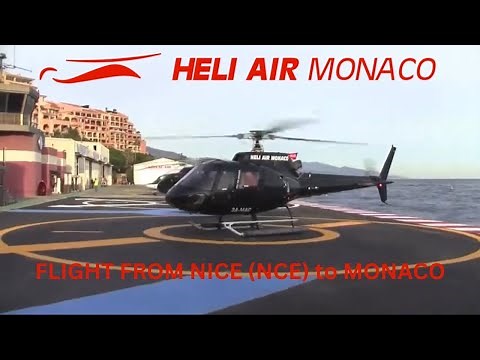 Air Monaco Helicopter | Nice to Monaco Aerial Flight Experience
