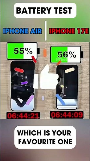 Thin vs Value 😳 iPhone Air vs iPhone 17e