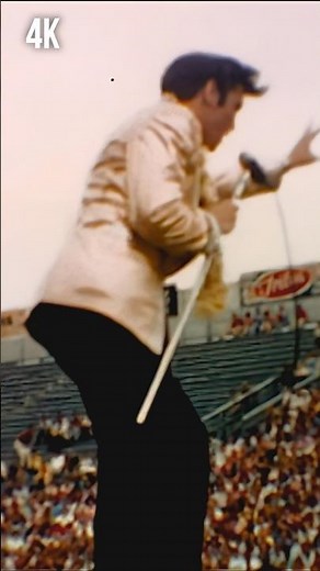 Elvis Presley in his Iconic Gold Suit performs Hound Dog in Hawaii Live Nov 10, 1957 | 4K Remastered