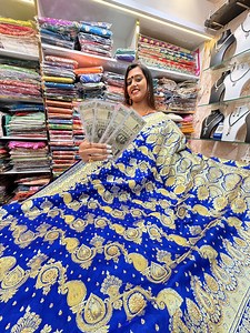 22K views · 705 reactions | শিয়ালদায় মনের মতোন কালেকশন কিনুন সাধ্যের মধ্যে | শাড়ি কিনলেই রুপোর ৫০০ নোট গিফট সবাইকে | Digital Tutorial | Facebook