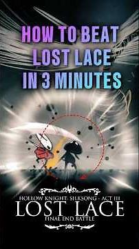 Lost Lace Is Easy | Beat Lost Lace In 3 Minutes #silksong #lostlace #finalboss #bossfight #guide