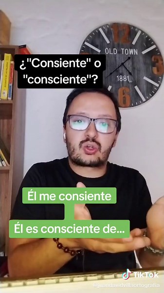 Diferencias entre 'consiente' y 'consciente' en español