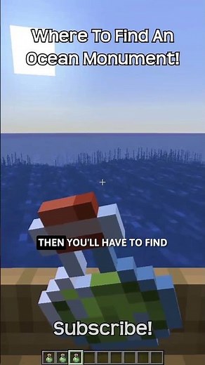 Where To Find An Ocean Monument In Minecraft?!