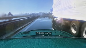 BIG CRASH: Aston Martin Valour on Wet German Autobahn! | Raceluxius Horizon