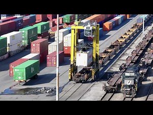 CSX Vs Norfolk Southern Intermodal Facilities (Real-Time, No Narration)