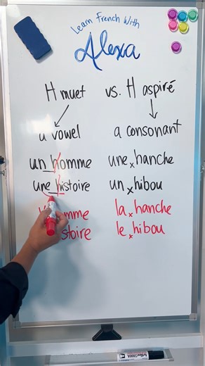 18K views · 279 reactions | There are two types of h in French: the...
