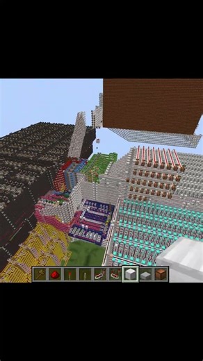 Connecting the Screen #minecraft #minecraftredstone #computer #minecraftshorts