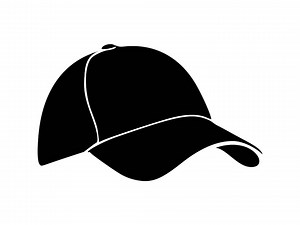 Baseball Cap SVG: Clipart Silhouette Cut File (digital Download) - Etsy