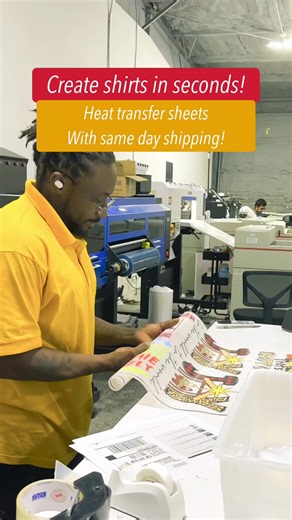 27K views · 82 reactions | Order DTF heat transfer sheet online with same day shipping! Just visit transferkingdom.com get your heat transfer today, starting from $3.50! | TransferKingdom | Facebook