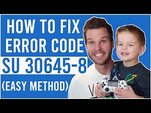 How to Fix PS4 Error SU 30645-8