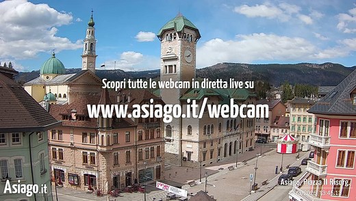 Webcam live sulla Piazza II Risorgimento di Asiago