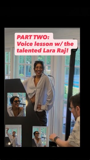 Eric Vetro on Instagram: "Here’s PART TWO of my BTS of a voice lesson with the extremely talented @lararajj from the fabulous group @katseyeworld ! As you can tell here, we really have fun at each lesson bc Lara has the best personality and obviously a fantastic set of vocal cords! Hope you enjoy! #lararaj #katseye #voiceteacher #vocalcoach #singingtips #vocalcoaching #singing #liveperformance #singingteacher #katseye_lara"
