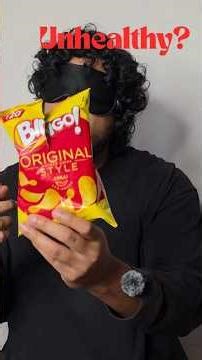 Blindfold Taste Test Guessing Healthy vs Unhealthy Packaged Snacks#blindfoldchallenge #blindfoldgame