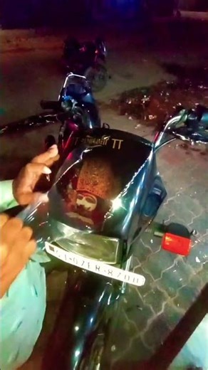 Rama Pir Radium Sticker on Vinyl Wrap – Spiritual Bike Art! 🛐🔥