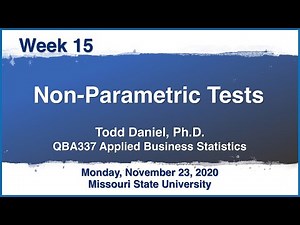 Non-Parametric Alternative Hypothesis Tests in Business Statistics