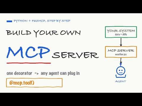 Build Your Own MCP Server in Python (FastMCP Tutorial)