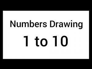 How to draw pictures using numbers 1 to 10//Numbers drawing easy step by step//Drawing for kids.