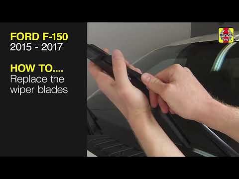 How to Replace the wiper blades on a Ford F-150 2015 to 2017
