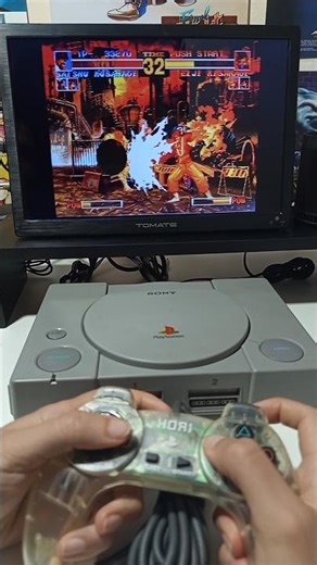 QUAL É MELHOR? KOF 95 (PS1 x SATURN) #retrogaming #retrogamer #retrogames #kof