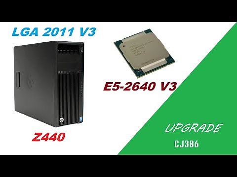 My new computer! HP z440 XEON BEAST + CPU UPGRADE