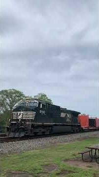 Whiteface D9W! NS 9783 Leads a 915 by Wellford, SC with a Friendly Crew!!! #shorts #trains #railfan
