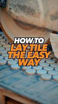 How to lay shower tile the easy way: