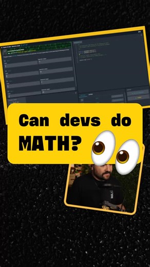 Syntax Podcast on Instagram: "Do devs really need to know math anymore?? #syntaxfm #webdev #tech #javascript #webdeveloper #webdevelopment"