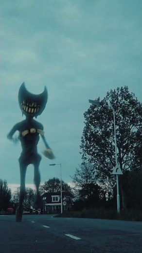 Bendy vs Cartoon Cat (Horror Skunx #Shorts)