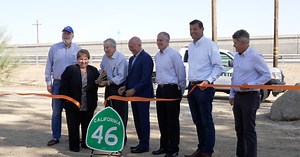 Highway 46 widening project comes to a close in Lost Hills with ceremony