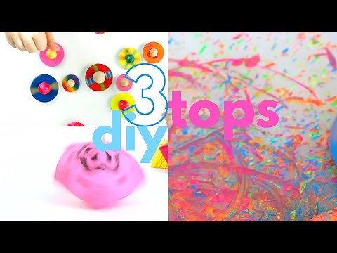 3 DIY Spinning Tops to Make!