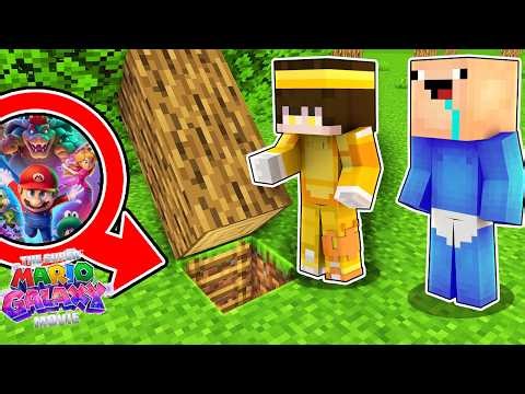 ¡Encontramos la MEJOR BASE SECRETA de SUPER MARIO GALAXY LA PELICULA en Minecraft!