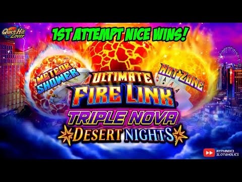 ULTIMATE FIRE LINK TRIPLE NOVA DESERT NIGHTS NEW Slot Bonus WINS!