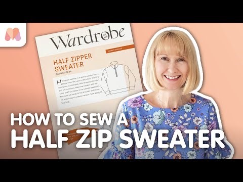 How to Sew the Half Zip Sweater | Cosy, Stylish & Perfect for Layering
