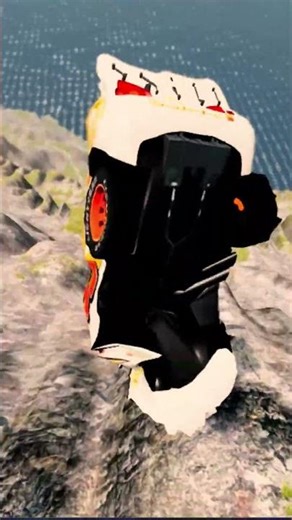 Truck vs Giant Lava Pit 😱 BeamNG drive #94 #beamng #beamngdrive #usashorts #brasil #viral #short