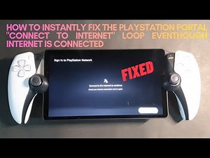 PlayStation Portal STUCK in "Sign In / Connect to Internet" Loop? (The REAL Fix)