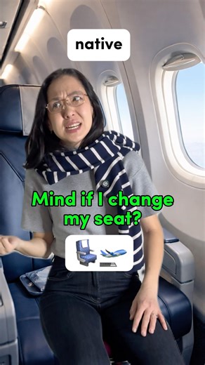Beginner VS Advanced VS Native on a plane ✈️ #speakenglish #funny #learnenglish #realenglish #fun
