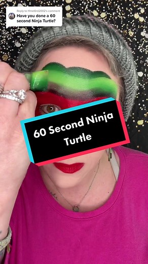 60 Second Ninja Turtle Face Painting Challenge