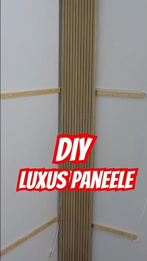 Installing wall panels #homeimprovement #homedecor #diy #mrhandwerk #walldesign #woodwall #woodwork