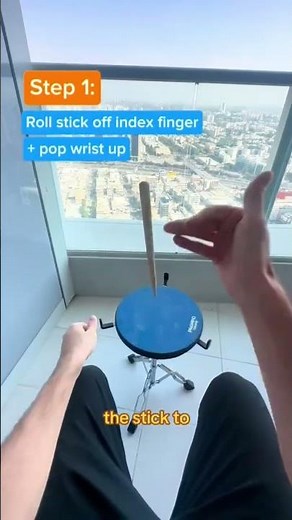 EASY Stick Trick Tutorial! #drums