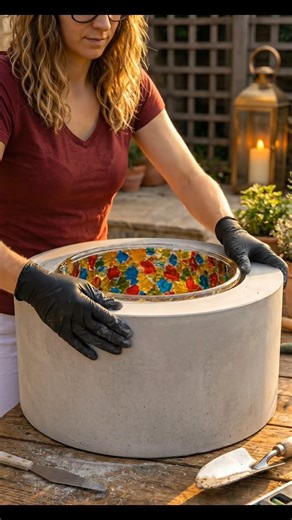 DIY Rainbow Resin Planter: Transform Old Bottles into Art! #ResinArt #crafty