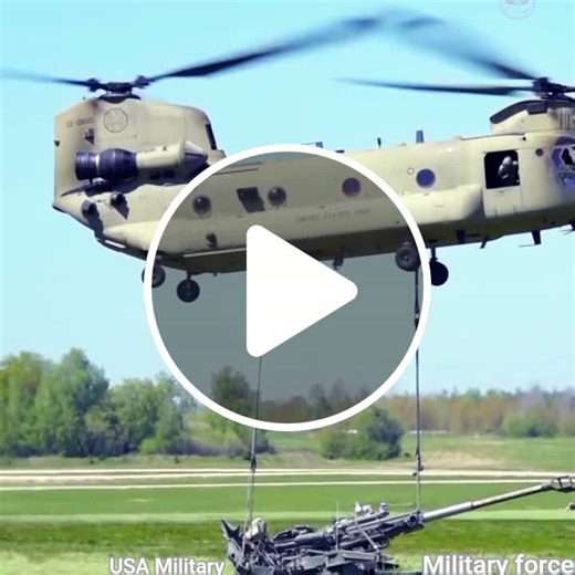 USA Military Training featuring helicopter-supported artillery operations.#military #army - NewsBreak