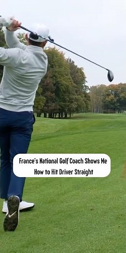 France's #1 Golf Coach Shows Me How to Hit Driver Straight