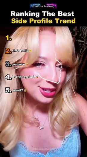 Ranking The Best SIDE PROFILE Trends #shorts #viralshorts #trending