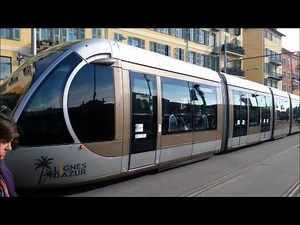 Trams in Nice, France