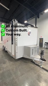 6.8K views · 57 reactions | Friday Feature: 20' iCon Package +12" additional height, 5.5 KW Onan Gasoline Generator, Awning, & 15K BTU Ducted AC with Heat Pump. With multiple levels of E-Track on the wall, this trailer can serve multiple purposes! This custom build was facilitated by 99 West Trailers. Contact them for more details on this unit, or one like it! REF# 31040#aluminumtrailer #customtrailers #carhauler | inTech Trailers | Facebook