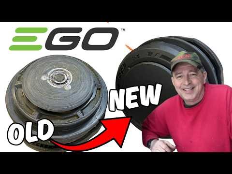 EGO 56V String Trimmer HEAD REPLACEMENT and LOADING STRING - Easy DIY - ST1500F, ST1500SF