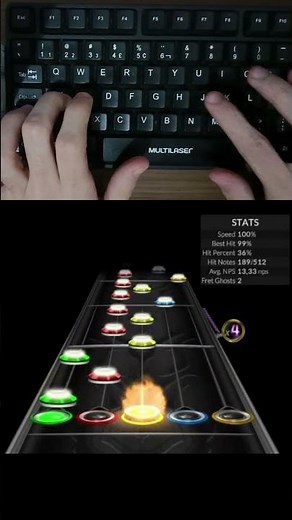 FURY OF THE STORM ⚡🔥 — HANDCAM FAST SOLO #clonehero #dragonforce