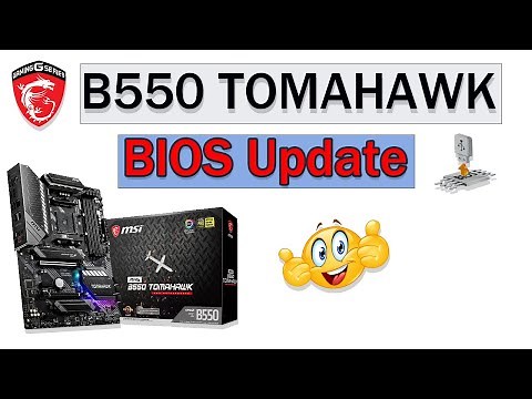 How to Update Bios MSI Motherboard MAG B550 Tomahawk